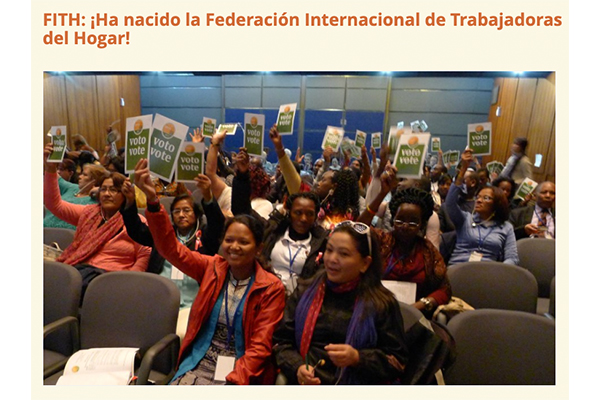 La Red Internacional de las Trabajadoras del Hogar